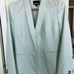 J. Crew Mint Green Women’s Parke Blazer sz 8 Linen